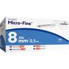 BD Microfine + 0,50 ml sprøyte med nål - 100 stk