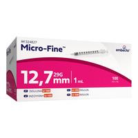 BD Micro Fine + insulinsprøyte, 1 ml - 100 stk