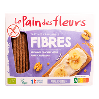 LePaindesfleurs Fibreknekkebrød Ø - 150 g.