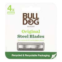Bulldog Original Steel Blade barberblade - 4 stk.