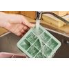 Haakaa Silicone Freezer Tray with Lid - 9 Compartments - Pea Green - 1 stk.