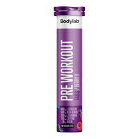 Bodylab Pre Workout Tabs Berry - 20 stk.