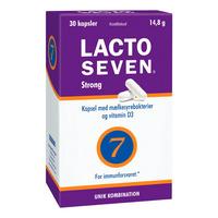 Lacto Seven Strong Vareprøve (Utløper 30-09-26) - 30 tabl.