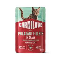 Carnilove Cat Pouch våtfôr m. fasan & bringebærblader - 85 g