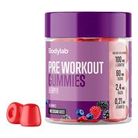 Bodylab Pre Workout Gummies Berry - 60 stk.