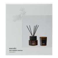 Meraki Gift Box Home Fragrance Essentials Silent Amber - 1 stk.
