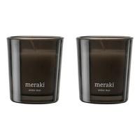 Meraki Duftlys - Amber Dust - 2 x 60 g.
