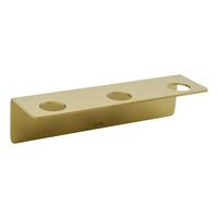 Meraki Flaskeholder med 3 hull - Børstet messing finish - 1 stk.