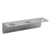 Meraki Flaskeholder med 3 hull - Børstet sølvfinish - 1 stk.