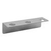 Meraki flaskeholder med 3 hull – børstet sølvfinish – 1 stk.
