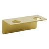 Meraki flaskeholder med 2 hull – børstet messingfinish – 1 stk.