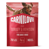 Carnilove Pouch Pate våtfôr, kalkun & viltkjøtt m. jordbærblader - 300 g