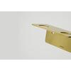 Meraki Flaskeholder med 2 hull - Børstet messing finish - 1 stk.