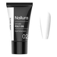 Nailura Poly Gel 02 - Snow White - 30 g.