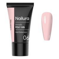 Nailura Poly Gel 06 - Clear Pink - 30 g.