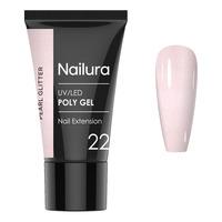 Nailura Poly Gel 22 - Pearl Glitter - 30 g.