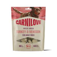 Carnilove Freeze-Dried Raw Snacks Venison & Turkey - 60 g.