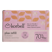 Refill til Korbell PLUS bleiebøtte 26 L - 3 pack