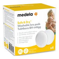 Medela Safe & Dry Vaskbare Ammeinnlegg - 4 stk.