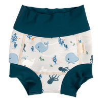 Filibabba Bleiebadebukser 2-3 år Lucca - Christian's Whale Tales - 1 stk.