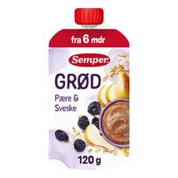 Semper Fruktgrøt m. Pære & Sviske 6 mdr. - 120 g.