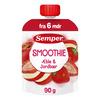 Semper Sommer Smoothie m. Eple & Jordbær 6 mdr. - 90 g.