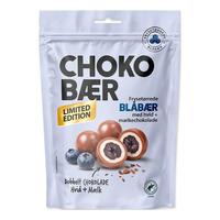 Nordthy Chokobær Frysetørket Blåbær Hvit- og Melkesjokolade - 80 g.