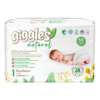 Giggles Newborn Bleie 2-4 kg - 28 stk.