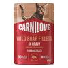 Carnilove Cat Pouch våtfôr, villsvin m. kamille - 85 g
