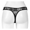 NORTIE Siv Bunnløs Blonde G-String L/XL - Sort - 1 stk.