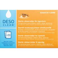 Desoclean våtservietter øyelokk - 20 stk.
