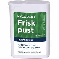 Nycodent Frisk Pust Peppermint - 50 stk.