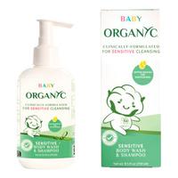 Organyc Baby Sensitive Body Wash & Shampoo - 250 ml.