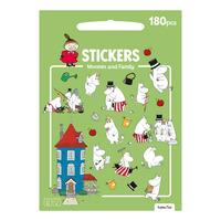 Moomin Mummitrollene - Klistremerker - Mummifamilien - 1 stk.