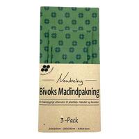Newbeing Bivoks matinnpakning - Grønn - 3 stk.
