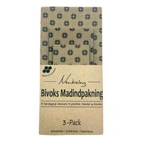 Newbeing Bivoks matinnpakning - Beige - 3 stk.