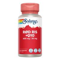 Solaray Rød Ris + Q10 - 60 kap
