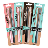 Natural Family & Co Bio Tannbørster - Soft - 2 stk.