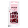 Depend Cosmetics Design Selection – Deep Cherry Medium Square – 1 stk.