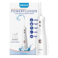 Ekulf PowerFlosser Cordless Premium - Hvit - 1 stk.