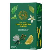 Tulsi Lemon Matcha Green Te Ø - 20 teposer