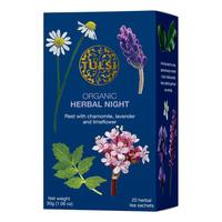 Tulsi Herbal Night te Ø - 20 teposer
