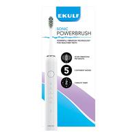 Ekulf Sonic PowerBrush Elektrisk Tannbørste - Hvit - 1 stk.