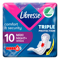Libresse Maxi Goodnight - 10 stk.