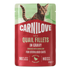 Carnilove Cat Pouch vaktel m. løvetann - 85 g