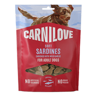 Carnilove Semi Moist Snack, Sardiness & Garlic - 200 g.