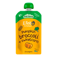 Ella's Kitchen Gresskar, Brokkoli & Mais Ø - 120 g