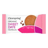 Clearspring Havrekjeks Daddel - Ø - 40 g.