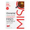 Clearspring misosuppepasta – sterk og krydret – Ø – 4 x 15 g.