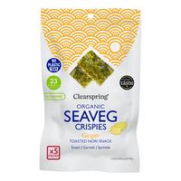 Clearspring Seaveg Crispies Ingefær Multipack (Tang Chips) - Ø - 5x4 g.